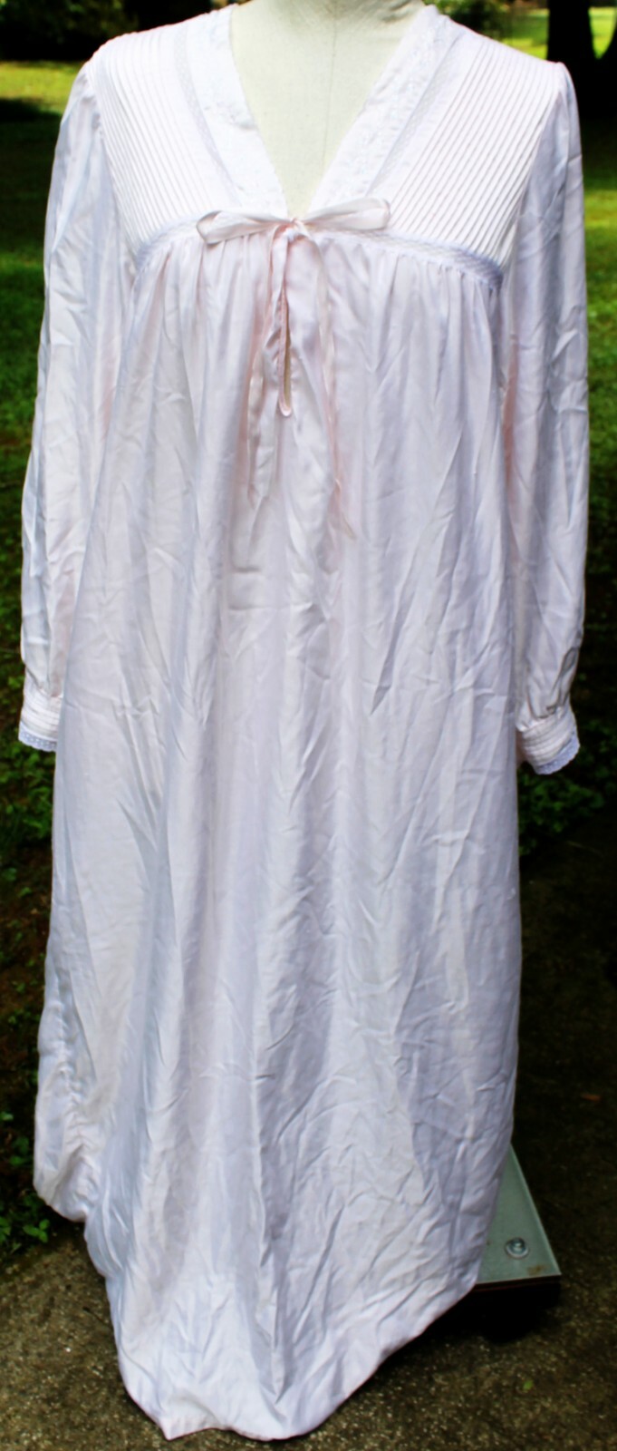 VTG 70s Barbizon Pink Nightgown Cuddleskin Women … - image 1