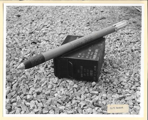 1965 USAF 2.75 inch Rocket Heat Original 8x10 Press Photo