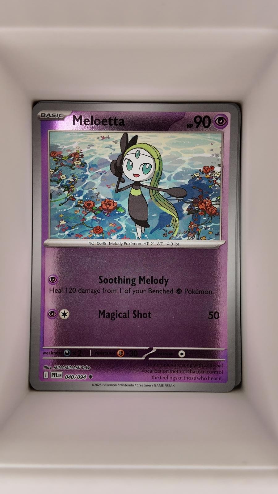 MELOETTA 040/094 REVERSE HOLO PHANTASMAL FLAMES LP