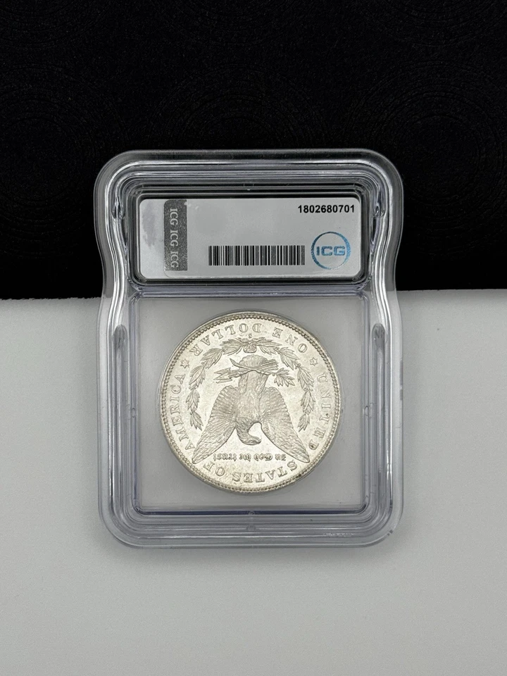 1880-S Morgan Silver Dollar MS63 ICG *FREE SHIPPING - Image 2 of 2
