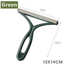 Pet Hair Remover Silicone Lint Scraper Clothes Carpet Couch Cleaner Green 1PC