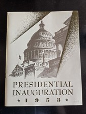 Vintage 1953 Presidential Inauguration Program/Dwight Eisenhower/Ex++ Condition