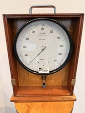 Precision Pressure Test Gauge 0?1000 PSI �0.25% F.S. Calibrated ? Wooden Case