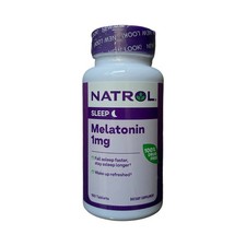 Natrol Melatonin 1mg Sleeping Tablets - 180 Tablets Exp 05/26