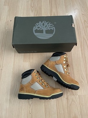 TIMBERLAND TBO44793 Wheat Nubuck 6in Field Boots Size 2.5  NEW NIB