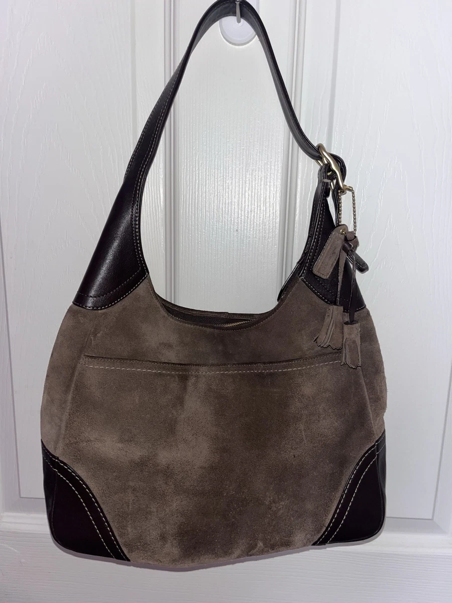 Coach Suede Hobo Bags for Women for sale - eBay