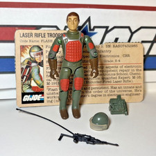 GI Joe Flash 1983 v1.5  100  COMPLETE  Near Mint   Swivel Arm Vintage ARAH NICE