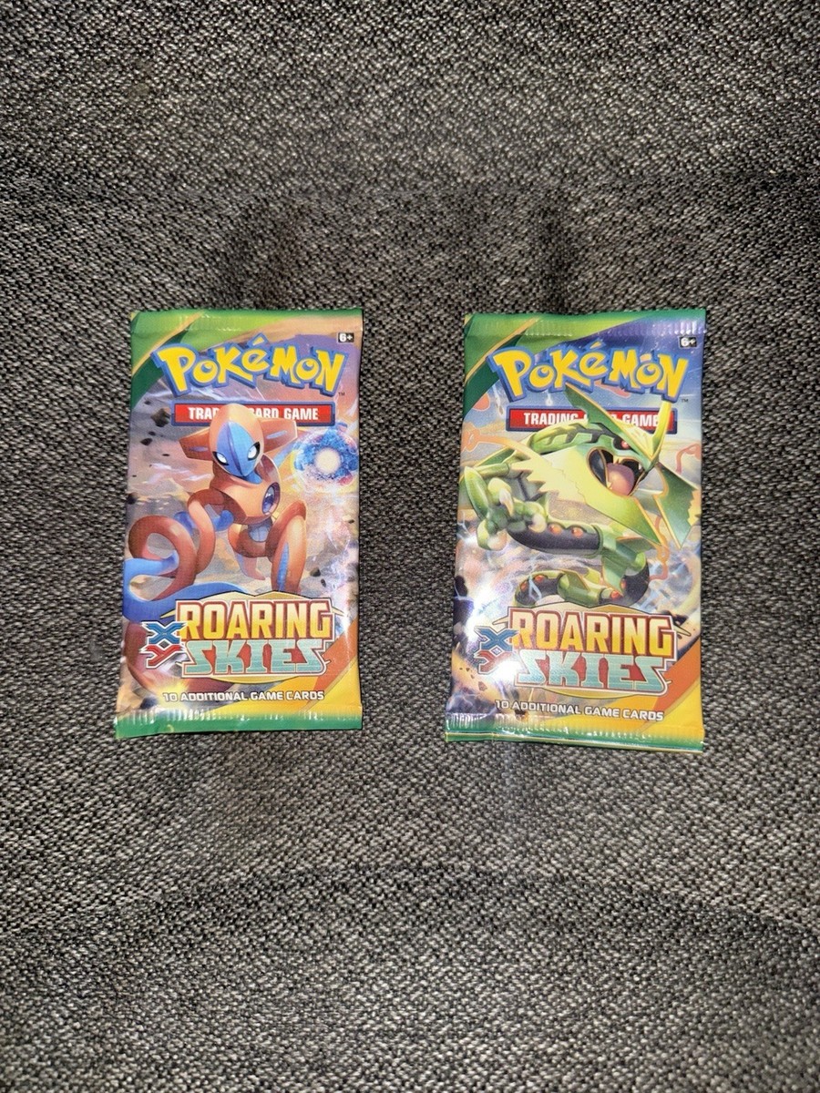 Nintendo Pokémon TCG Roaring Skies Booster Pack - 10 Cards for
