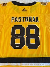 David Pastrnak Autographed Signed Jersey Boston Bruins JSA COA