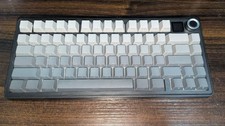 Clavier sans fil Aula x EPOMAKER F75 MAX cadran volume RGB gris blanc JP inut...