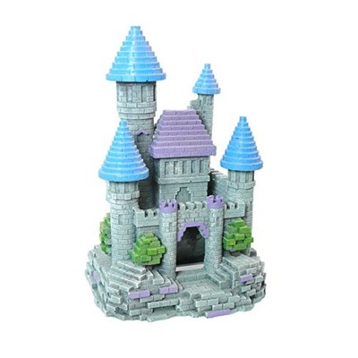 3D Schloss Aquarium Ornament Large Blue Ribbon 911783 Aquaristik Deko
