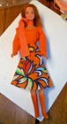Vtg Mattel Yellowstone Kelley Doll in Great MOD Outfit & Boots Korea Body