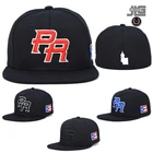 PR Fitted Caps Puerto Rico Embroidered Flag hat Front Side Back Size Adult New
