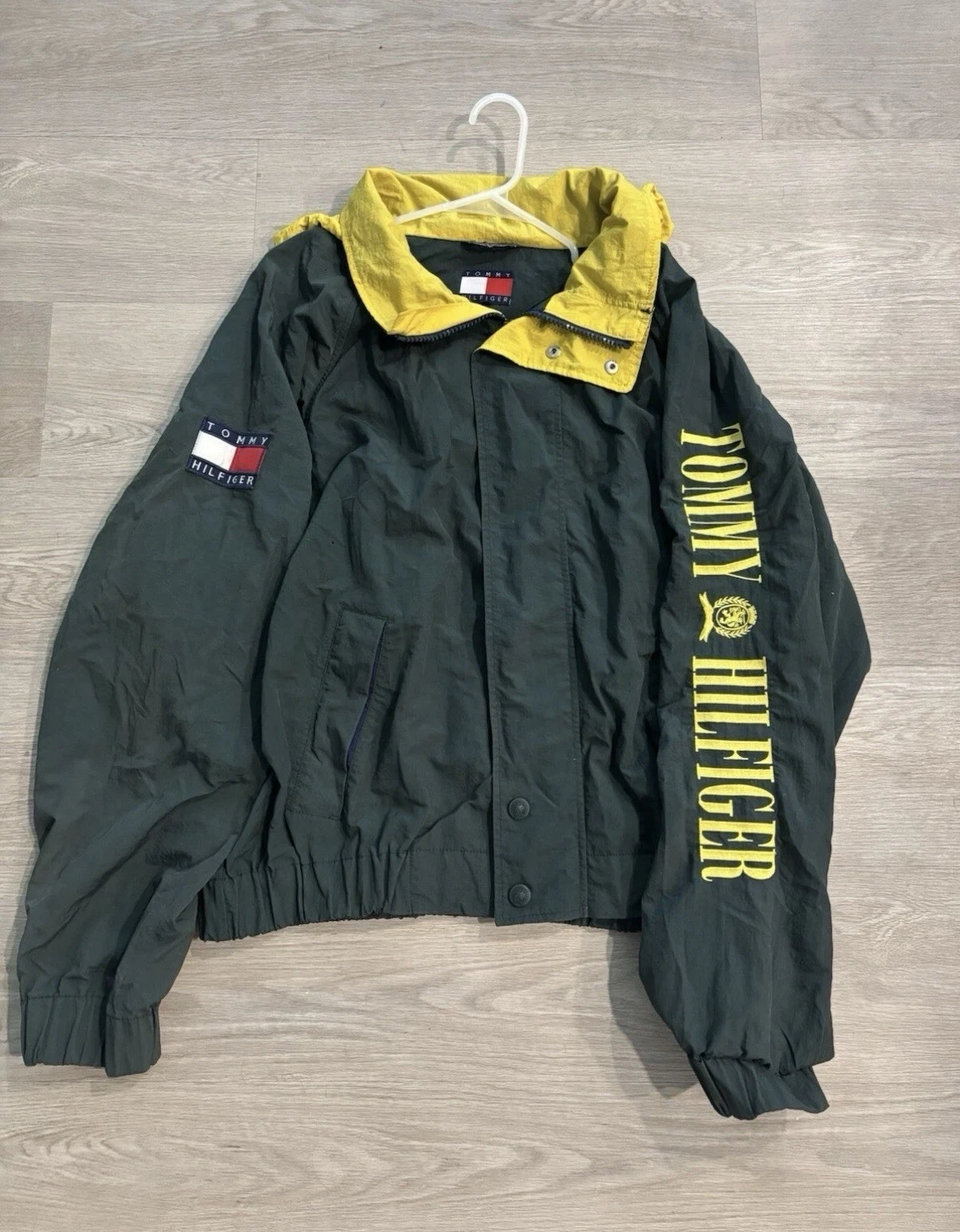 Vintage Tommy Hilfiger Windbreaker Mens Large Jacket Coat
Opens in a new window or tab