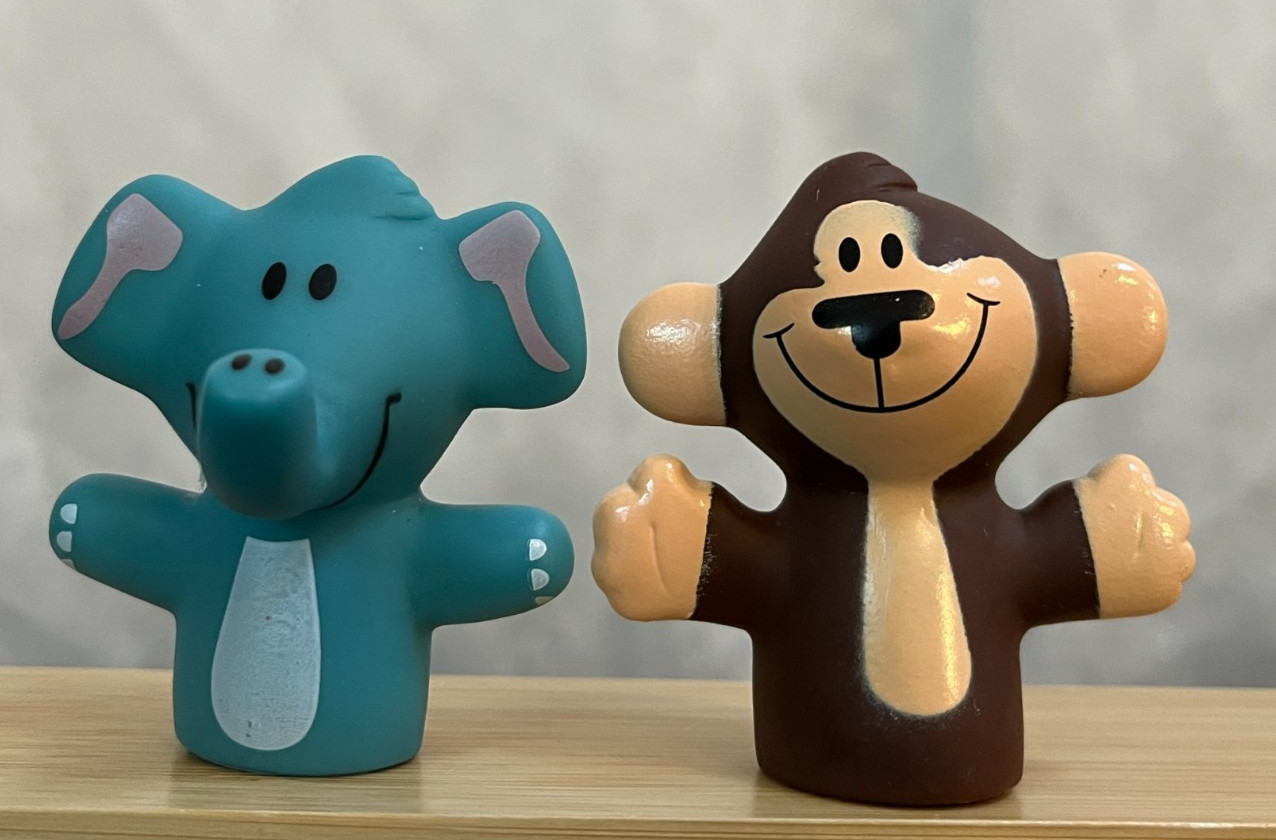 20 Finger Puppets Bath Toys Mixed Lot KMUYL, Kiddie Play, Playtex Etc.