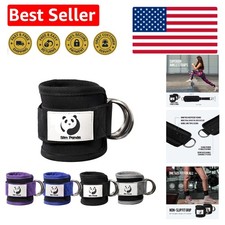 Adjustable Ankle Cuff with Double D-Rings for Effective Leg Training