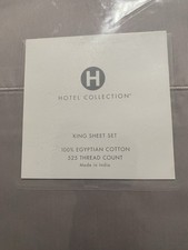 Hotel Collection King Sheet Set - Gray 525 thread count 100 Egyptian cotton