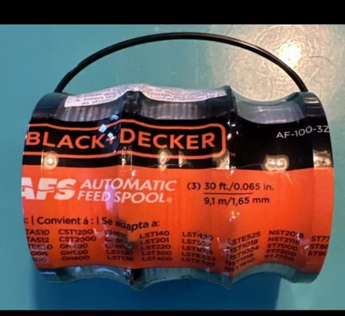 Black & Decker AF-100-3ZP 0.065" 30Ft String Trimmer Line Replacement Spools 3pk