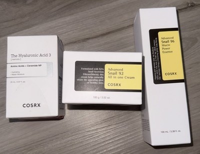 COSRX Set 3 Piece Advanced Snail 96 And Hyaluronic acid 3