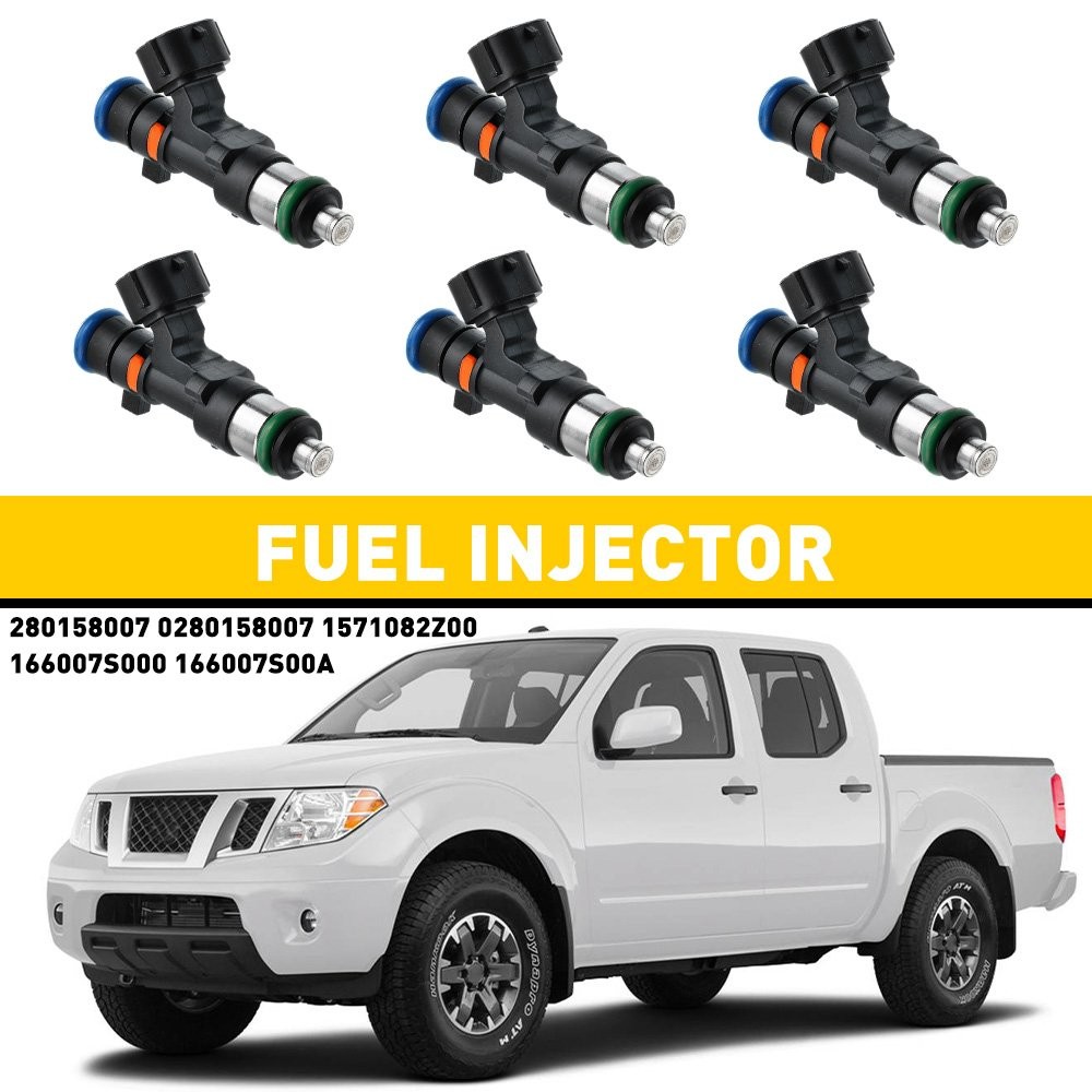 OE# 0280158007 FUEL INJECTOR FOR NISSAN XTERRA PATHFINDER FRONTIER 4.0L 6PCS thumbnail 9