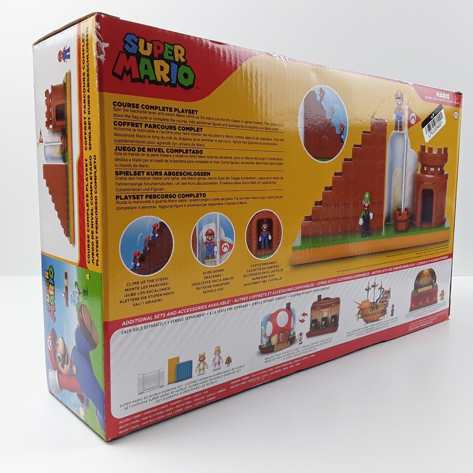 Super Mario Course Complete Playset W/ Interactive Mario Figure ...
