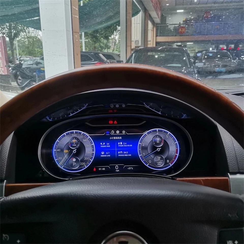 Car LCD Digital Cluster Speedometer Dashboard For Volkswagen Touareg 2003-2010 — 第 3/4 张图片