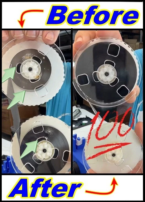 VHS Mold Cleaner Betamax Analog Tape Removal System w/Vacuum for Mold Capture! - Image 3 of 4