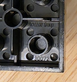 Lego Lot of 3 Brick 12 x 24 Black Thick Plate 30072 Castle Star Wars + Extras!