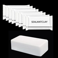 Pack of 8 White Seal Putty Waterproof Duct Seal Repair Sealing Clay, Quick Mendi