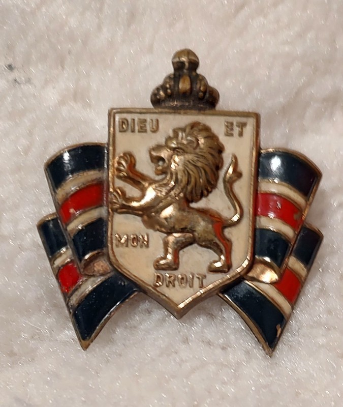 WWII British War Relief Society Pin Badge
