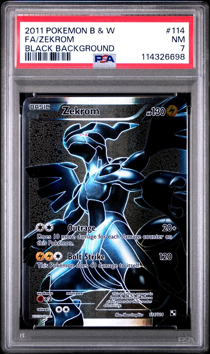 Zekrom full art 114 ゼクロム　英語版フルアート Zekrom full art 114 ゼクロム 英語版フルアート Zekrom (114 Full Art