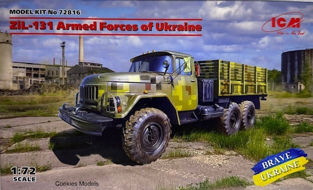 ICM ZiL-131 Armed Forces Of Ukraine 1/72 Scale Model Kit 72816