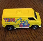 Hot Wheels Thor Marvel Yellow Van Diecast Vehicle 1:64 Vintage 1974