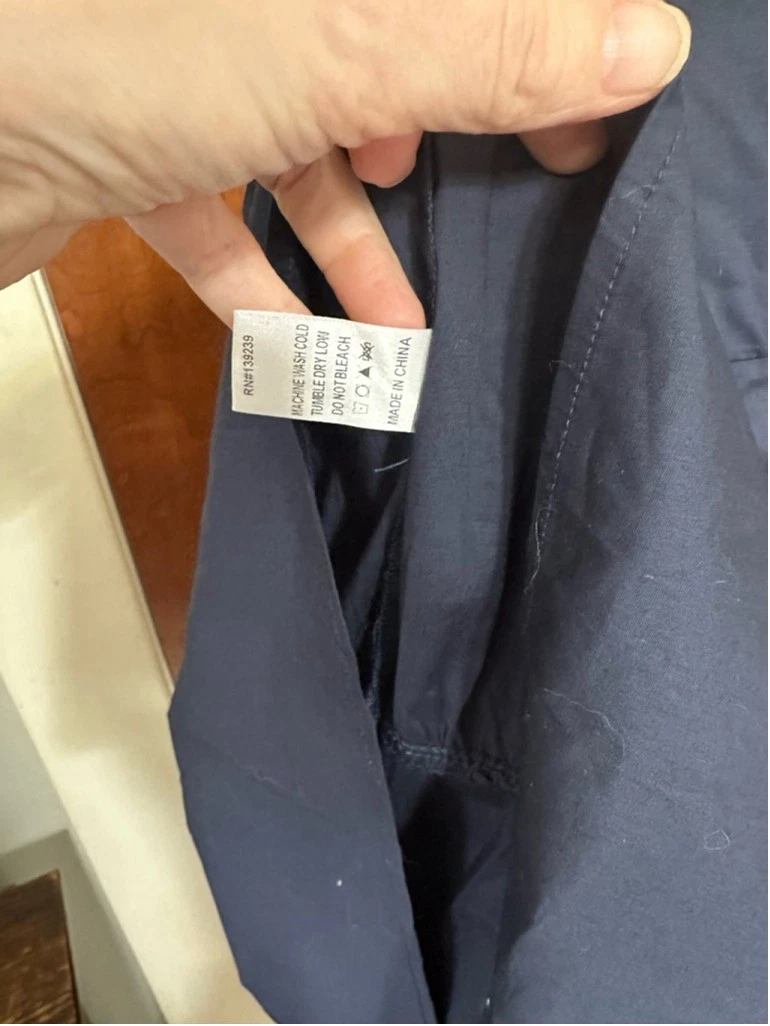 Abito Pomander Place Kenzo Blu XS 100% Cotone Nuovo con etichette