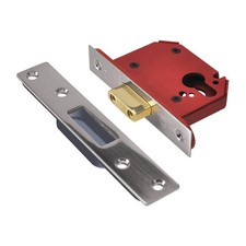 Image of Union StrongBOLT 21EU EUS-SS-3.0 Euro Deadlock Stainless Steel 81mm 3in