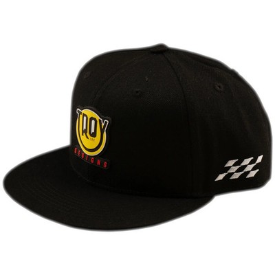 Troy Lee Designs Snapback Cap Happy Dayz Flat - Schwarz