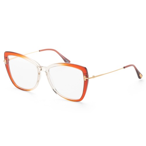 Tom Ford Women's T-Logo 55mm Orange Opticals FT5882-B-044-55 - Afbeelding 1 van 3