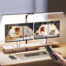 LED Desk Lamp for Home Office, 24W Ultra Bright Architect Task Light with Cla...