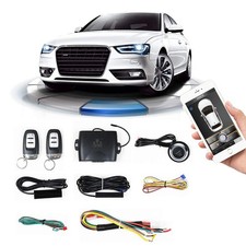 PKE Remote Starter Kits Universal Car Remote Engine Start for Car One Key Pus...