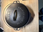 Wagner Ware Sidney O Cast Iron Drip Drop Roaster Dutch Oven W/ Lid 1268 No 8