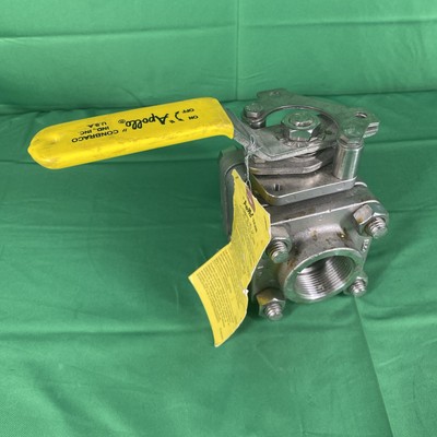 Apollo 86B10701 86B-100 3-Piece Ball Valve, 1-1/2
