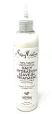Shea Moisture 100 Virgin Coconut Oil Daily Hydration Leave-In Treatment 8 fl oz