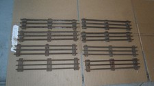 Lot of 8 Vintage Lionel MARX American Flyer O Gauge Straight Track 3-Rail System