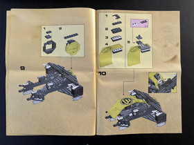 Vintage LEGO Blacktron Aerial Intruder 6981 Instructions Manual 1991 Space