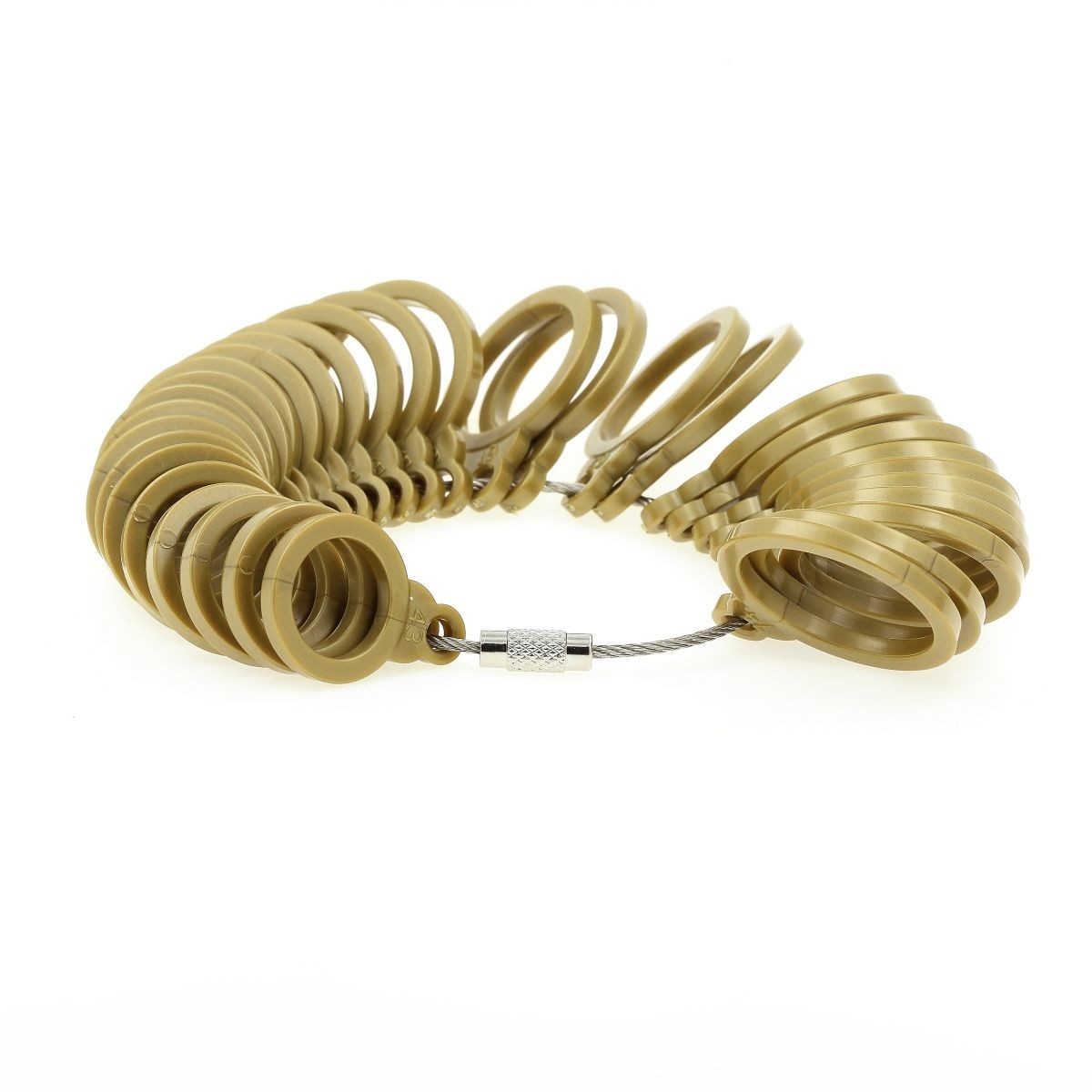 Baguier PVC haute précision - Guide de taille de bague et mesure de doigt pour gemmes