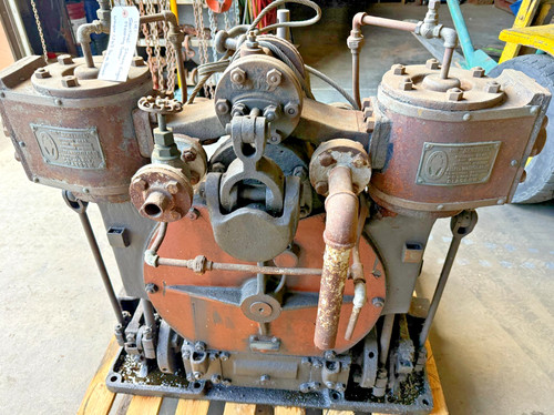 Sentinel dual cylinder Steam powered Marine steering gear, id:995