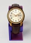 Vtg 1977 Seiko 7009-8129 Automatic Men's Watch With Brown Leather Band - TESTED