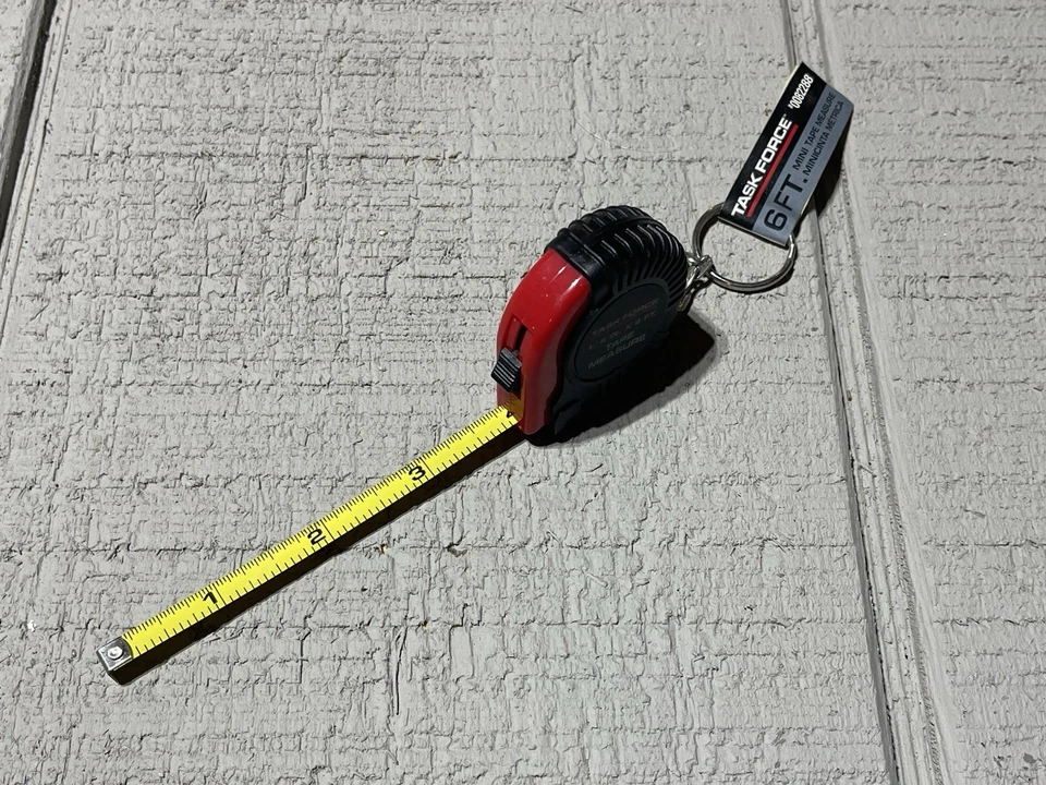Task Force 1/4 IN. - 6 FT. Key Chain Tape Measure NEW!!!!!!!!!!!!!!!!!!!!!!!!!!! - Image 3 of 4