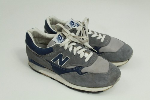 Nice! Vintage 80s New Balance 495 Gray Blue USA Made Running Shoes Size 10-10.5 eBay