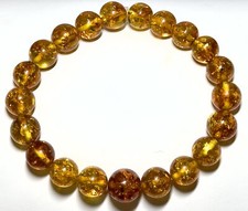 10mm Authentic Baltic Amber Beads Bracelet JY3767